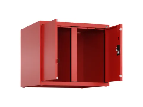 opzetkast,v. locker voor scheiding van kleding,2vak.,vak B 300mm