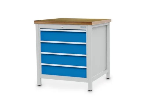 werkbank met opbergruimte,HxBxD 859x810x750mm,multiplexblad