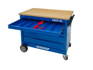 1507 XL-TS-308 Rollenwerkbank met assortiment - 3