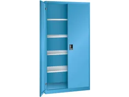 universele kast,HxBxD 1950x1000x580mm,4xStalen bodem,key lock,sokkel