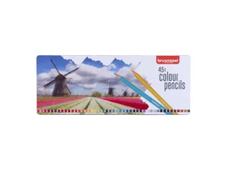 Kleurpotloden Bruynzeel Creatives Holland assorti blik à 45 stuks - 1