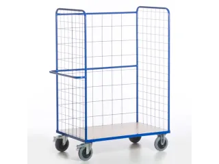 etagewagen,draagverm. 600kg,laadvl. LxB 1200x800mm,houtetage,RAL5010 - 12