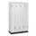 Z-garderobekast,HxBxD 1950x1200x500mm,vak B 150/300mm,draaigrendel