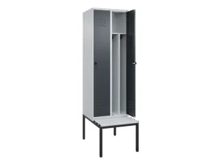 locker voor scheiding van kleding,HxBxD 2120x600x815mm,2vak - 2