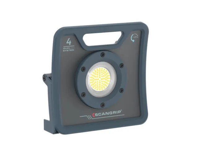 acculamp,behuizing gegoten aluminium,1 LED,3000lumen,draaggreep