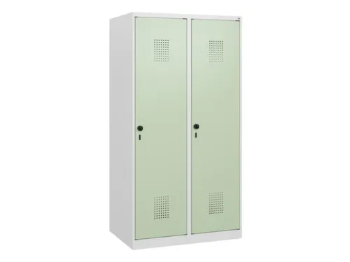 schoollocker,HxBxD 1530x800x500mm,2vak,vak B 400mm,draaigrendel