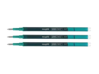 Gelschrijvervulling Online Magixx medium turquoise blister à 3 stuks - 3