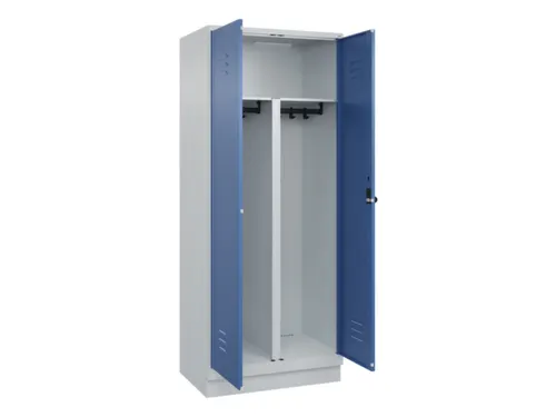 PBM-locker,HxBxD 1950x800x500mm,2vak,vak B 400mm,draaigrendel
