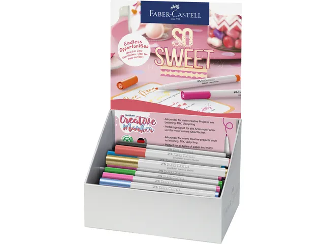 Marker creatief Faber-Castell Goldfaber 1.5 display a 50 stuks
