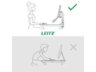 Monitor en laptoparm 2 Schermen Leitz Ergo grijs - 7