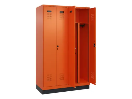 PBM-locker,HxBxD 1950x1200x500mm,4vak,vak B 300mm,draaigrendel