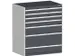 ladekast,HxBxD 1200x1050x650mm,7lade(n),lade voor normale belastingen