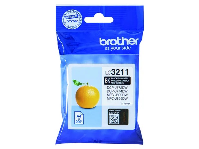 Inktcartridge Brother LC-3211 zwart