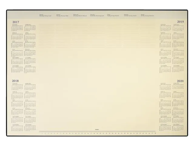 Bloc sous-main 2027 Brepols Desk Mate 7 jours/1 page 412x590x8mm avec