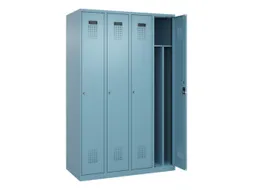 locker voor scheiding van kleding,HxBxD 1850x1200x500mm,4vak