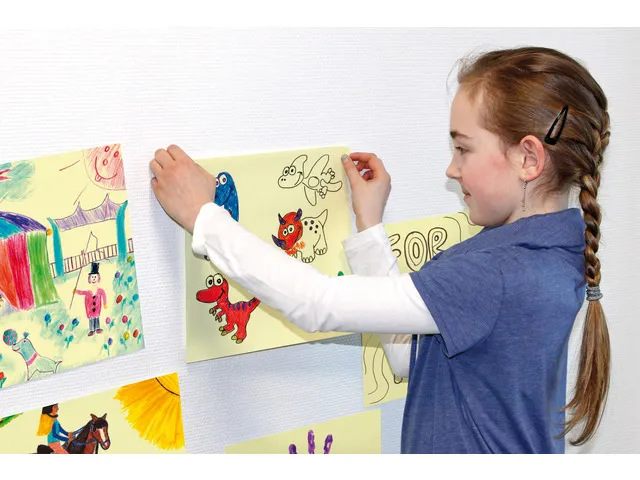 Notitieblok 300x300mm Giant Pad geel blok a 50 vel