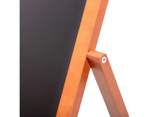 Krijtstoepbord Houten A-Bord Flip 68x140cm Lichtbruin