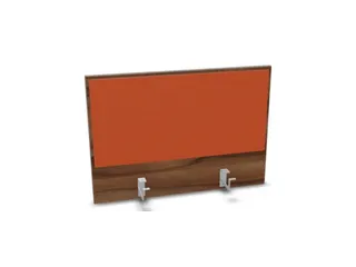 opzetpaneel bureau aanbouw achter NP-tiepolo nut oranje 800mm - 1