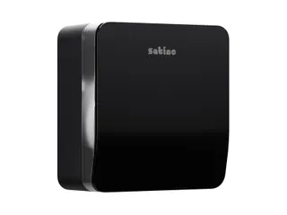 Toiletpapierdispenser Satino JT1 Hyginity jumbo S zwart 333405 - 1