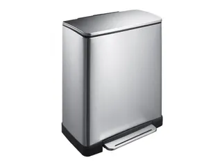 Pedaalemmer Afvalscheiding 46 Liter Mat Rvs - 1