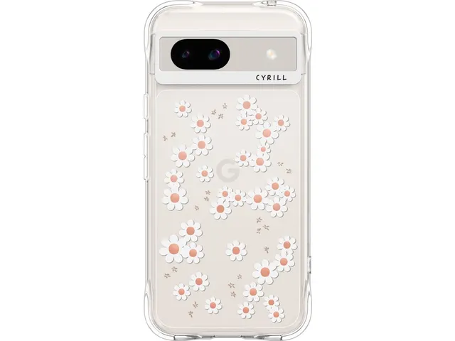 Spigen Case ACS07277 Google Pixel 8A Cecile Wit Daisy