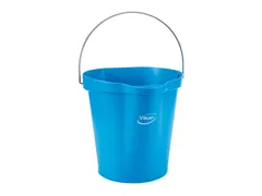 Emmer Vikan met schenktuit en maataanduiding 12L blauw