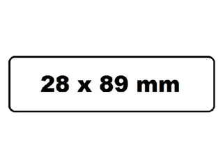 Labeletiket Quantore 99010 89x28mm Adres Wit - 3