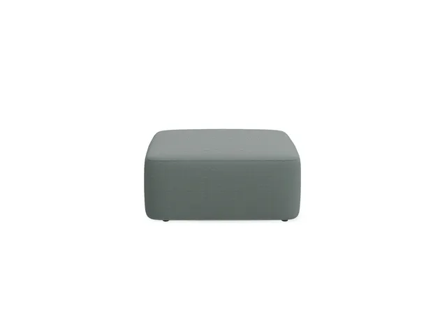 Poefmodule Rocada Volga-G 100x42x92cm rugloos grijs