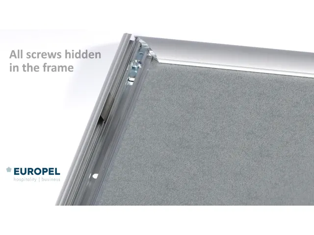 Cadre clipsable Europel A3 25mm noir