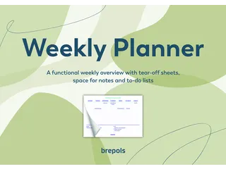 Planner Brepols Weekly planner A4 7d/1p Assorti - 8