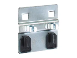 gereedschapsklem,v. perfoplaat,dubbel,Ø 6mm - 2