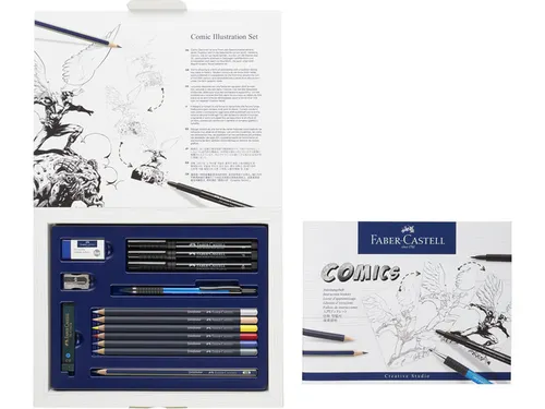 Tekenstift Faber-Castell Pitt Artist Pen Comic illustratie set