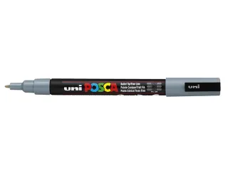 Verfstift Posca PC3M Fijne punt 0,9-1,3mm Grijs - 1