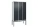 locker voor scheiding van kleding,HxBxD 2120x1200x500mm,3vak