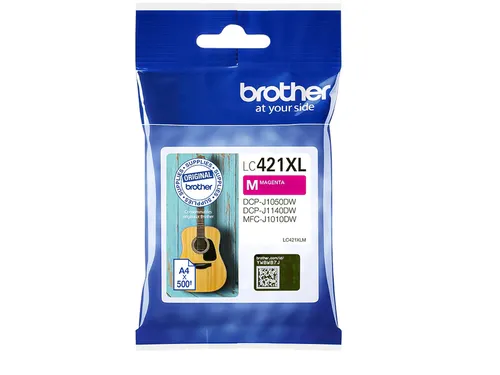 Inktcartridge Brother LC-421XLM rood