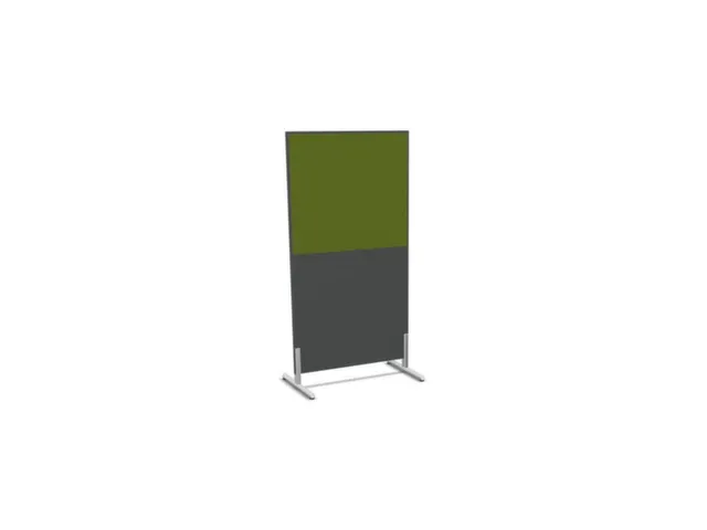 scheidingswand,HxB 1545x800mm,MS-donkergrijs,BN7048-groen