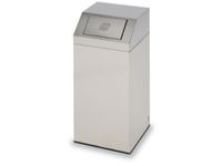 Afvalbak Vloeropstelling Rvs Hxbxd 890X380X380Mm