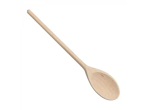 Roerspatel Kooklepel hout ovaal 30cm