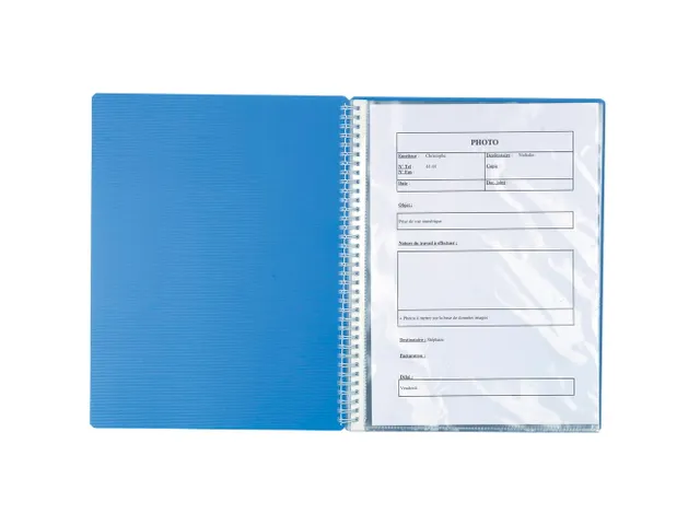 Protège-documents réversible en polypropylène rigide Linicolor 80 v