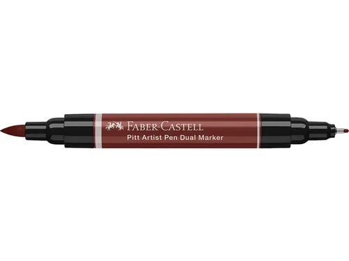 Tekenstift Faber-Castell Pitt Artist Pen duo marker 192 indisch rood