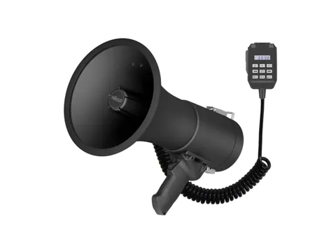 Krachtige Megafoon 50W met ingebouwde sirene Bluetooth