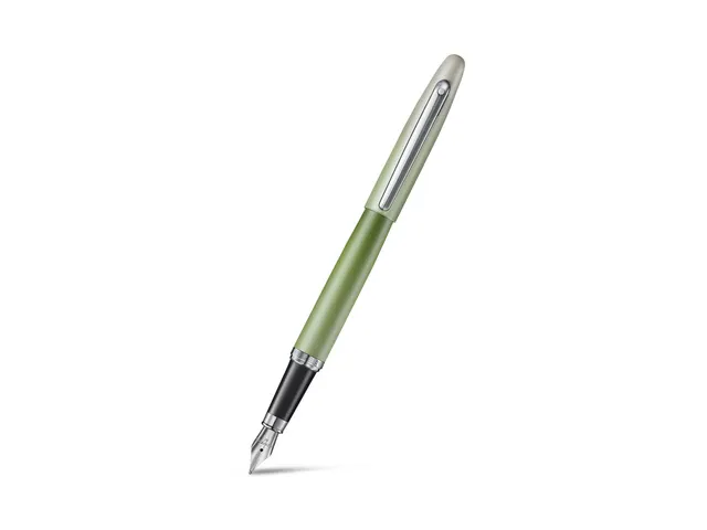 Vulpen Sheaffer VFM E9431 M Matcha Green ombre, chrome trims