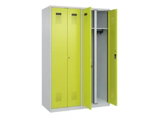 locker voor scheiding van kleding,HxBxD 1850x1200x500mm,4vak - 1