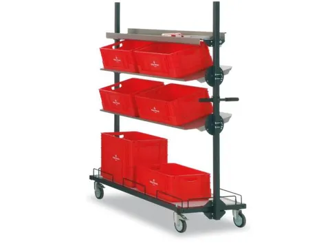 zijpaneel,v. transportwagen,HxBxD 1770x40x40mm,m. duwbeugel