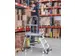 Escalier Mobile Aluminium Estrade Hxlxp 960x600x800mm 4marches En Alum