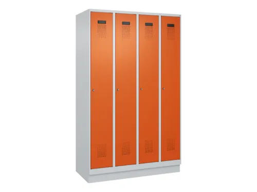 locker voor scheiding van kleding,HxBxD 1950x1200x500mm,4vak