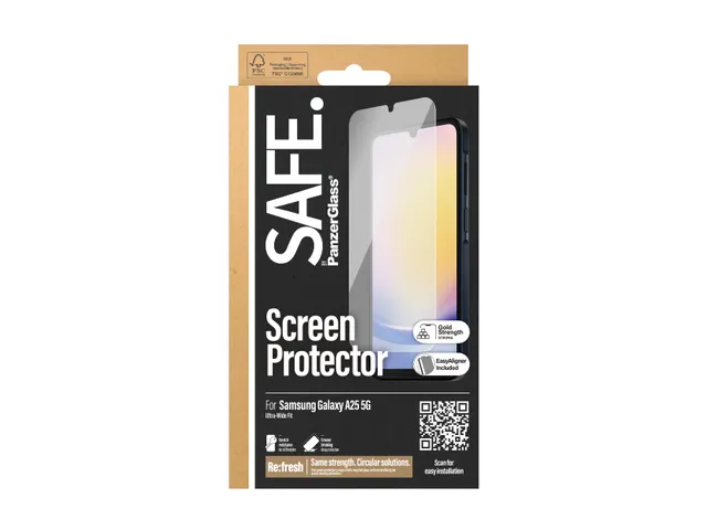 Protection écran SAFE. by PanzerGlass pour Samsung Galaxy A25 5G