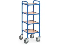 Bijzetwagens 32920 4 Etages Hout 250kg 320x470mm Ral5007