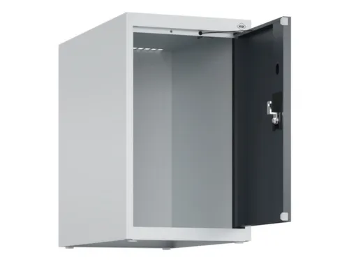 opzetkast,v. locker,1vak.,vak B 300mm,HxBxD 500x300x500mm,cilinderslot