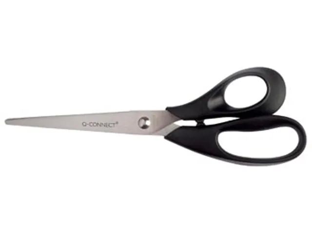 Schaar Universeel Rechtshandig 21cm Asymmetrische Ogen Zwart